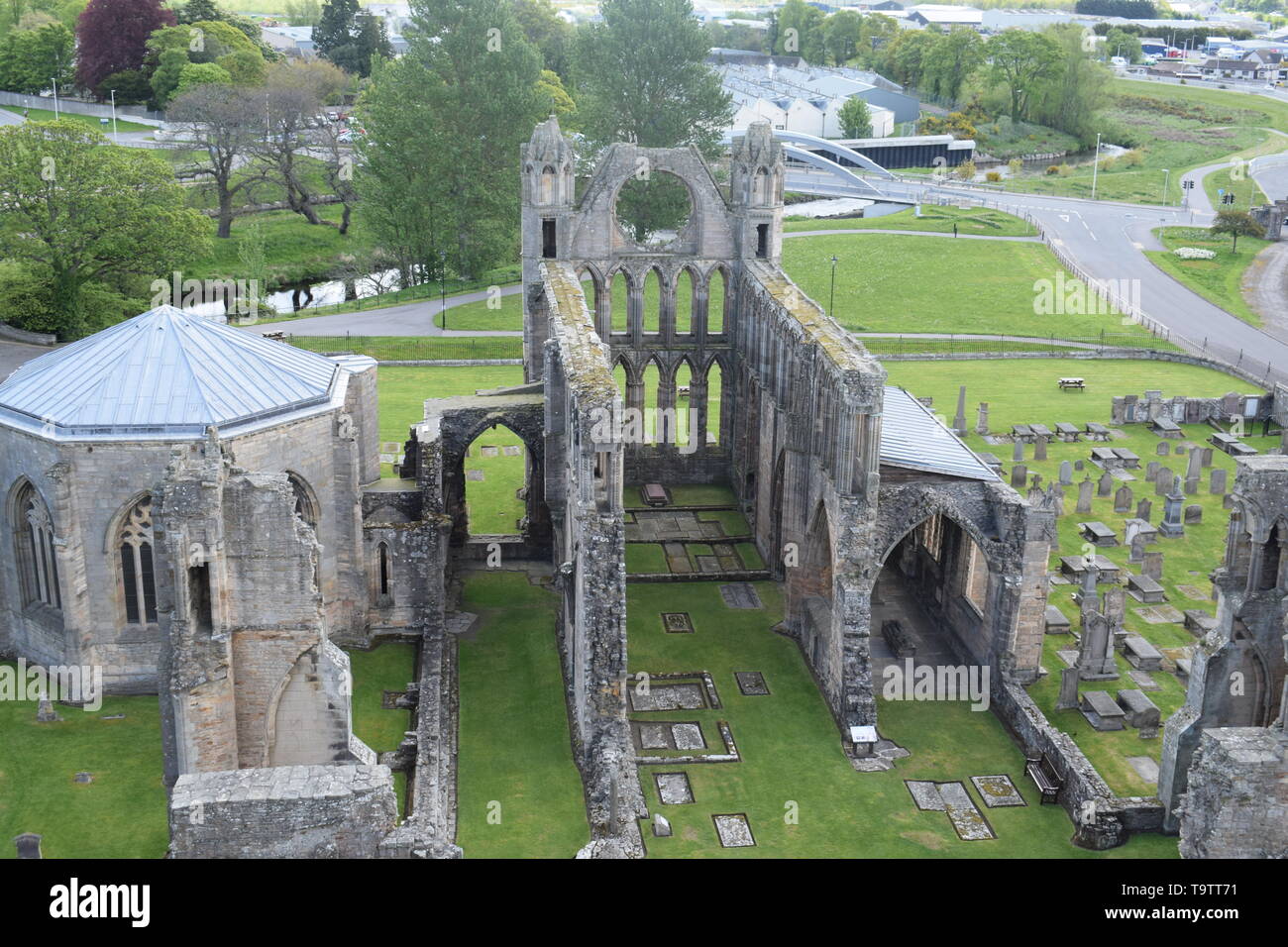Die Elgin Cathedral Stockfoto