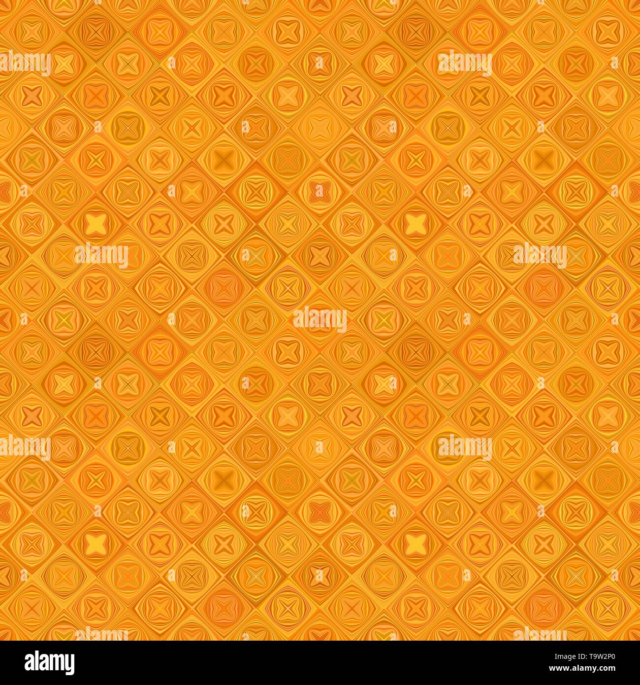 Orange geometrische diagonal gebogenen Form Mosaik Muster Hintergrund Stock Vektor