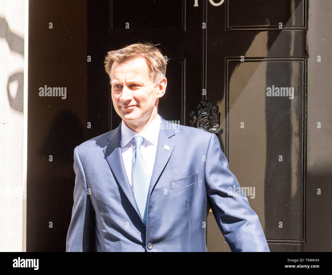 London, Großbritannien. 21. Mai 2019. Jeremy Hunt MP PC, Außenminister, hinterlässt eine Kabinettssitzung am 10 Downing Street, London Quelle: Ian Davidson/Alamy leben Nachrichten Stockfoto