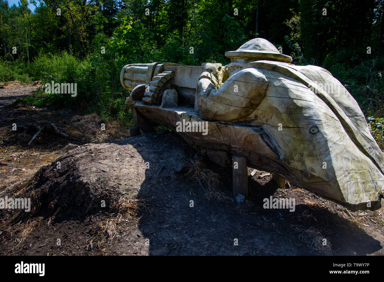 Fotos aus Rozelle Park in Ayrshire. Stockfoto