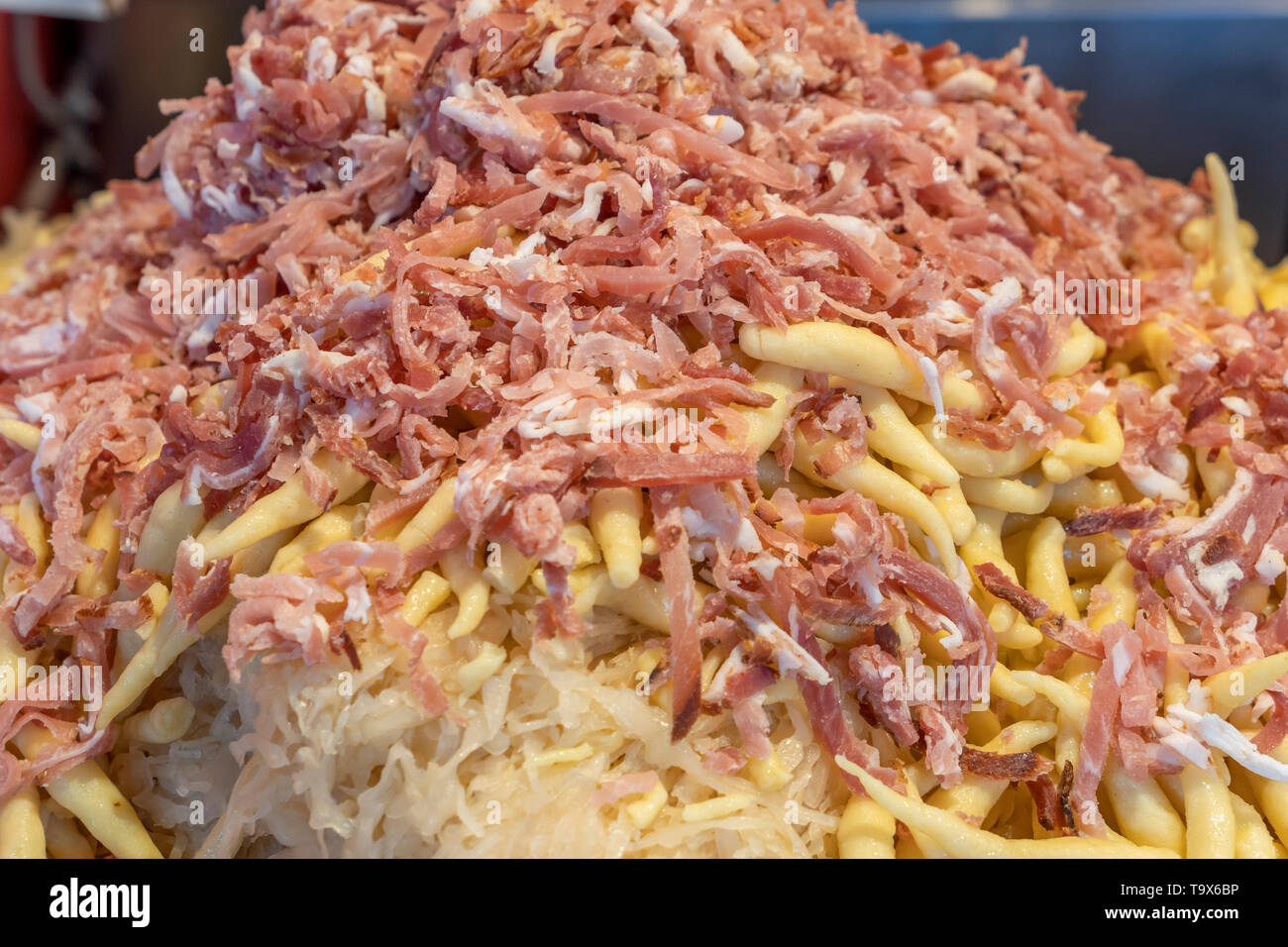 Schupfnudeln mit Kraut und Speck auf die Badische Eingeborene von Baden ...