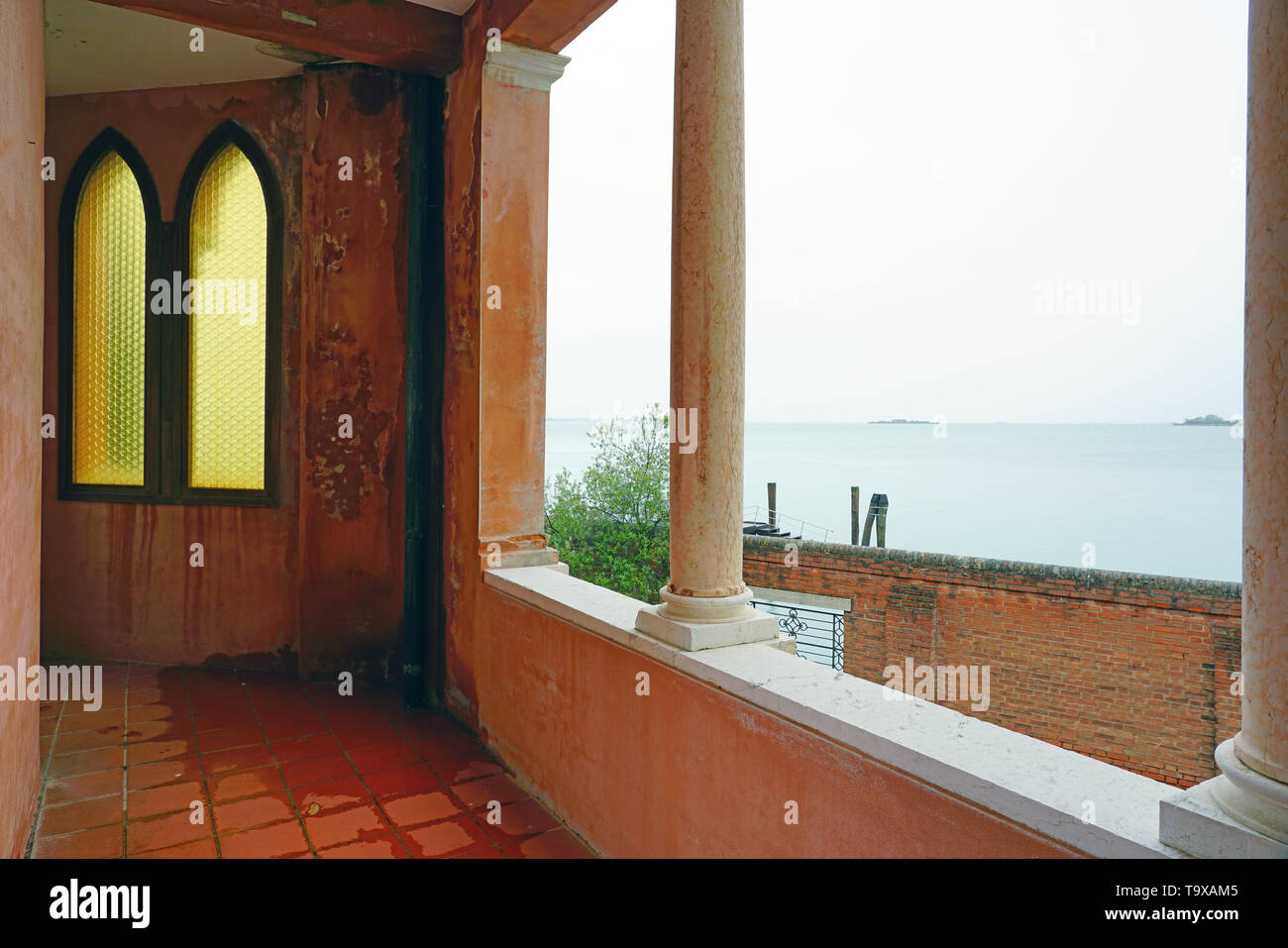 Venedig, Italien-11 Apr 2019 - Blick auf Venice International University, ein Konsortium von italienischen und internationalen Universitäten, befindet sich auf der Insel Stockfoto