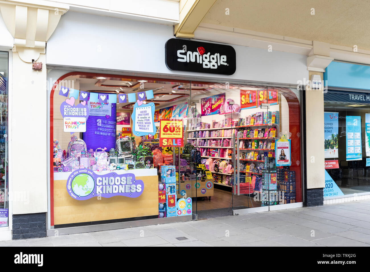 Smiggle - Schreibwaren-Geschäft in Salisbury, England, Großbritannien Stockfoto