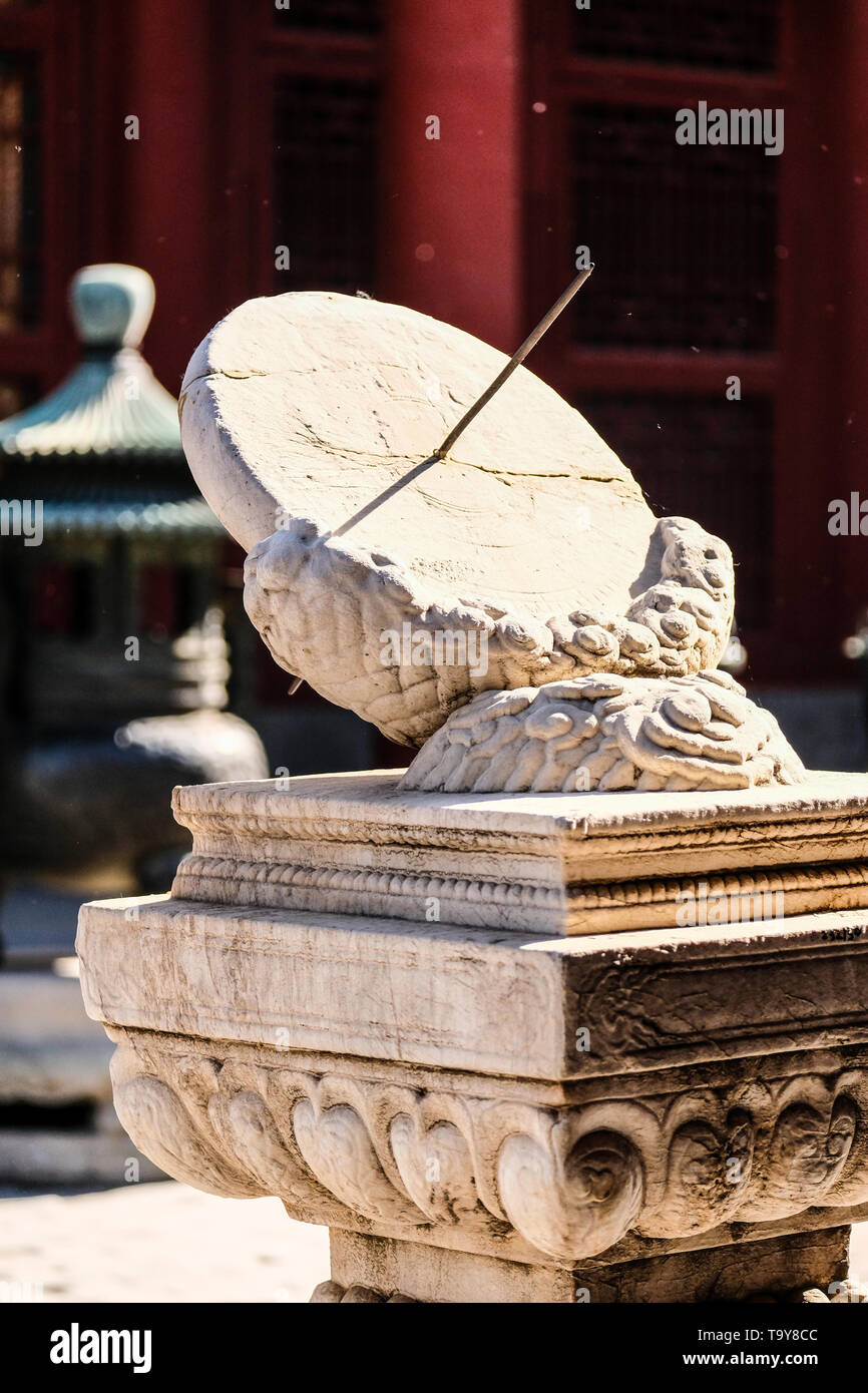 Verbotene Stadt in Peking Stockfoto