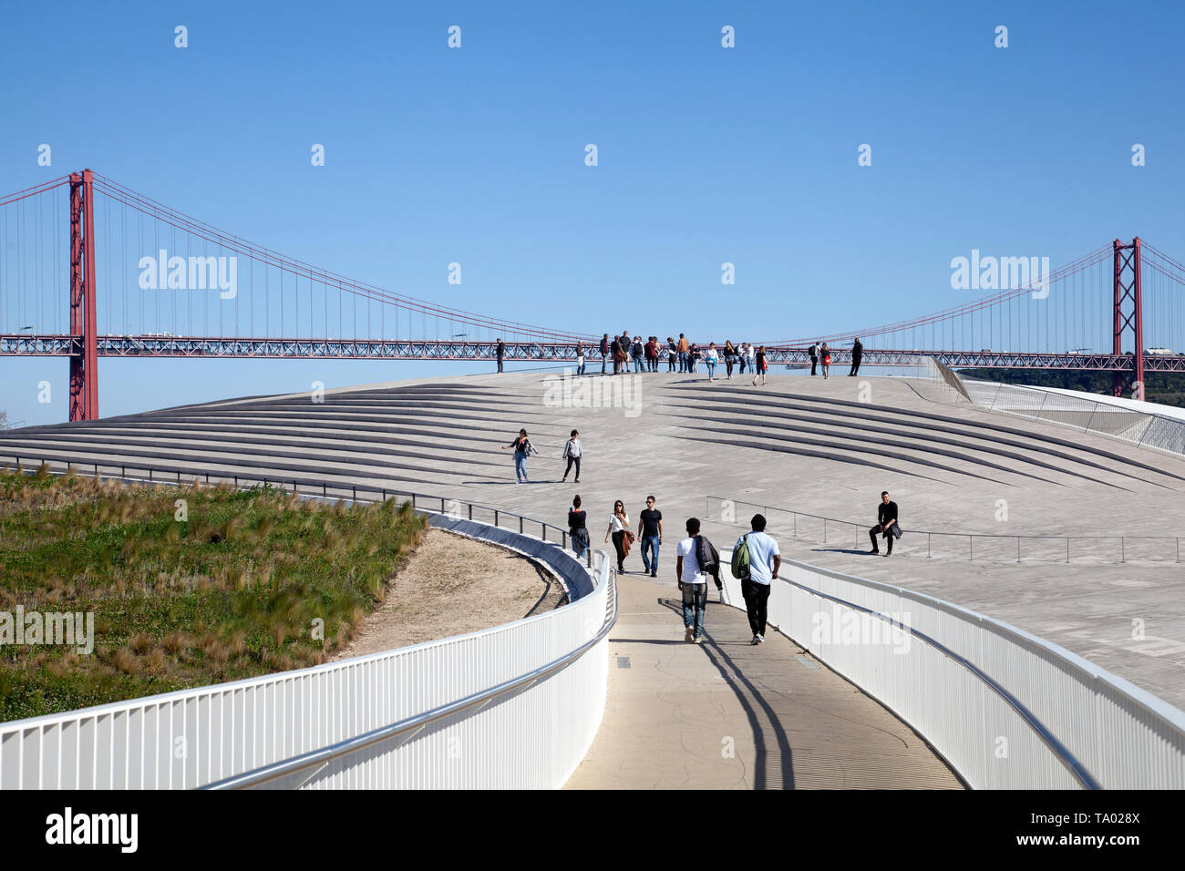 MAAT, Museum für Kunst, Architektur und Technologie in Lissabon, Portugal. Stockfoto