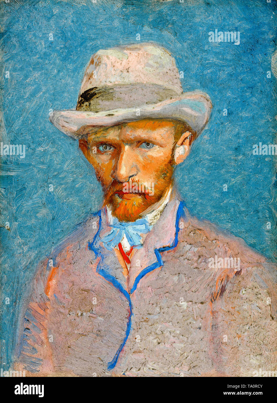 Vincent van Gogh, Selbstbildnis, 1887 Stockfoto