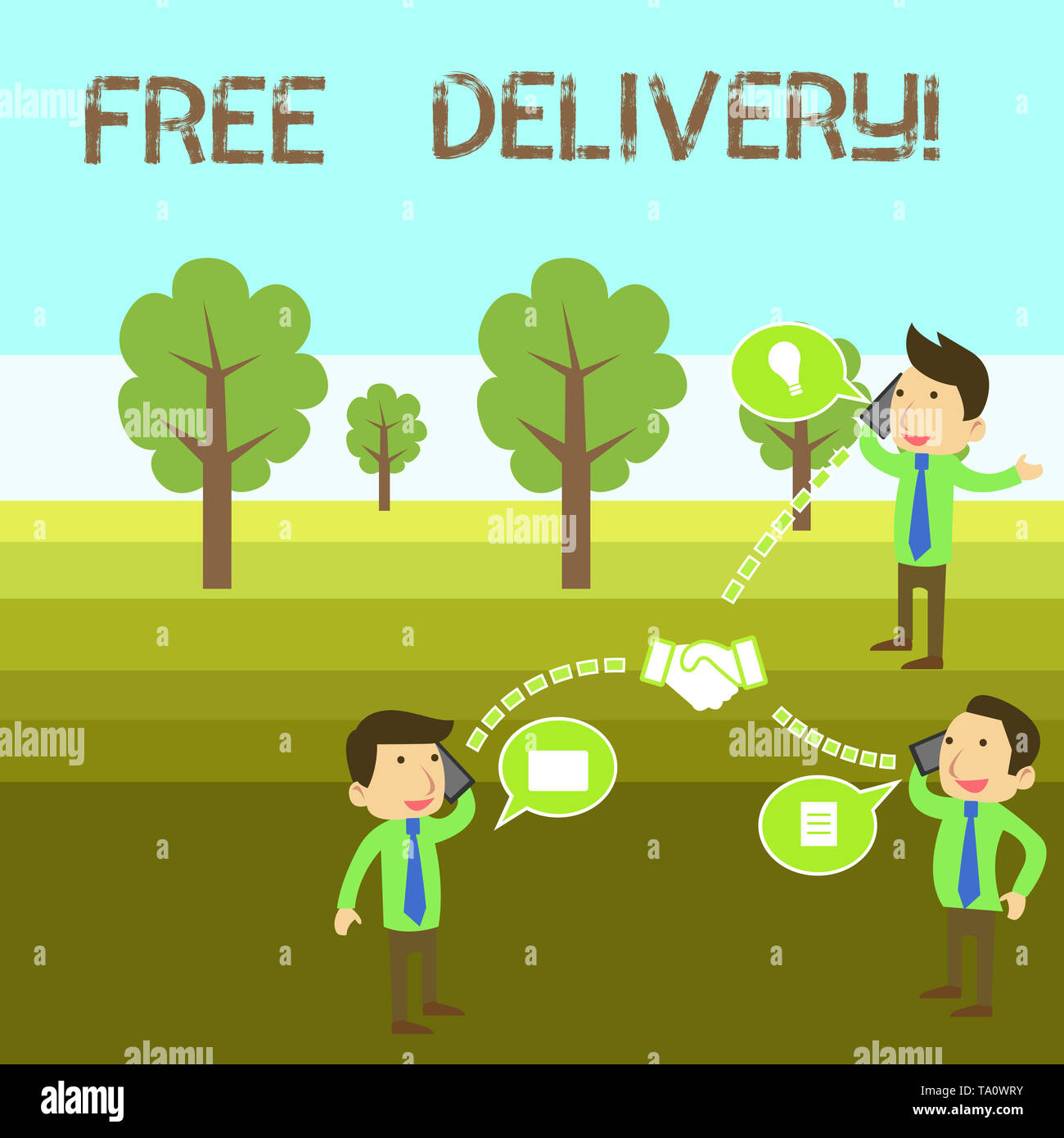 Deliver Meaning Shipping Box Parcel Stockfotos Deliver Meaning