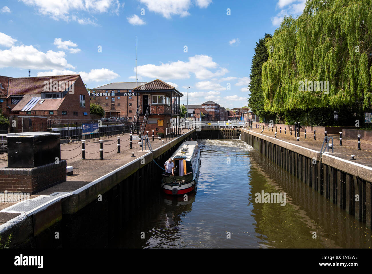 Newark Stadt Schloss an der Newark-on-Trent, Nottinghamshire England Großbritannien Stockfoto