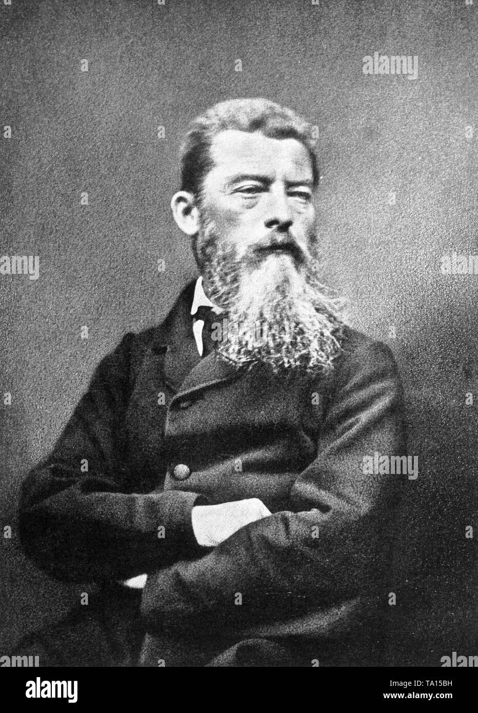 Anselm Feuerbach (1804-1872), ein deutscher Philosoph. Stockfoto