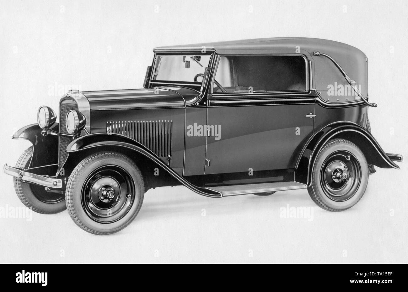 4 Sitz 1.2-Liter Opel Cabrio. Stockfoto