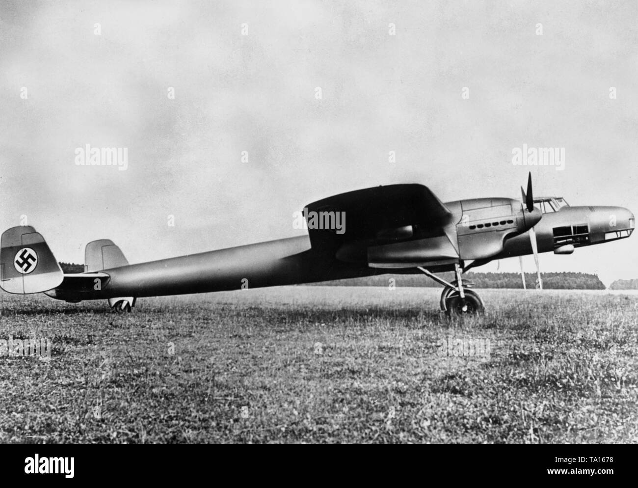 Dornier Do 17 V (E) Kampfflugzeuge, 1934 erbaut, das 1937 den Wettbewerb der IV Internationale Flugwoche (Internationale Flug Woche) in Zürich gewonnen. Stockfoto