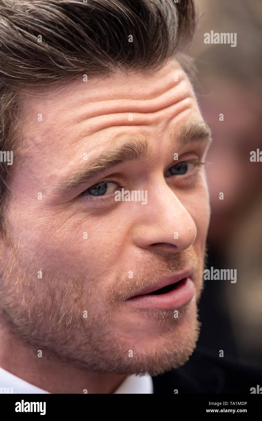 Richard Madden besucht die "Rocketman" UK Premiere im Odeon am Leicester Square. Stockfoto