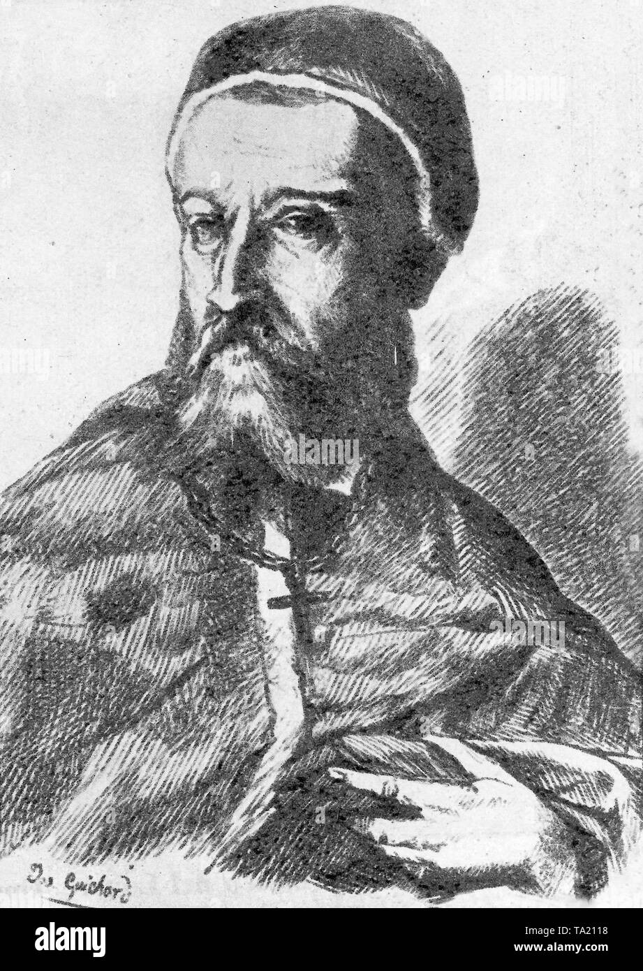 Tirso de Molina, spanischer Dramatiker (1571 oder 1579 geboren, gestorben 13.03.1648) Stockfoto