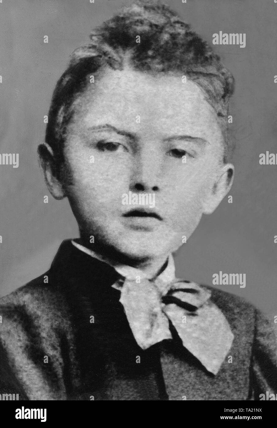 Konrad Adenauer als Kind. Stockfoto