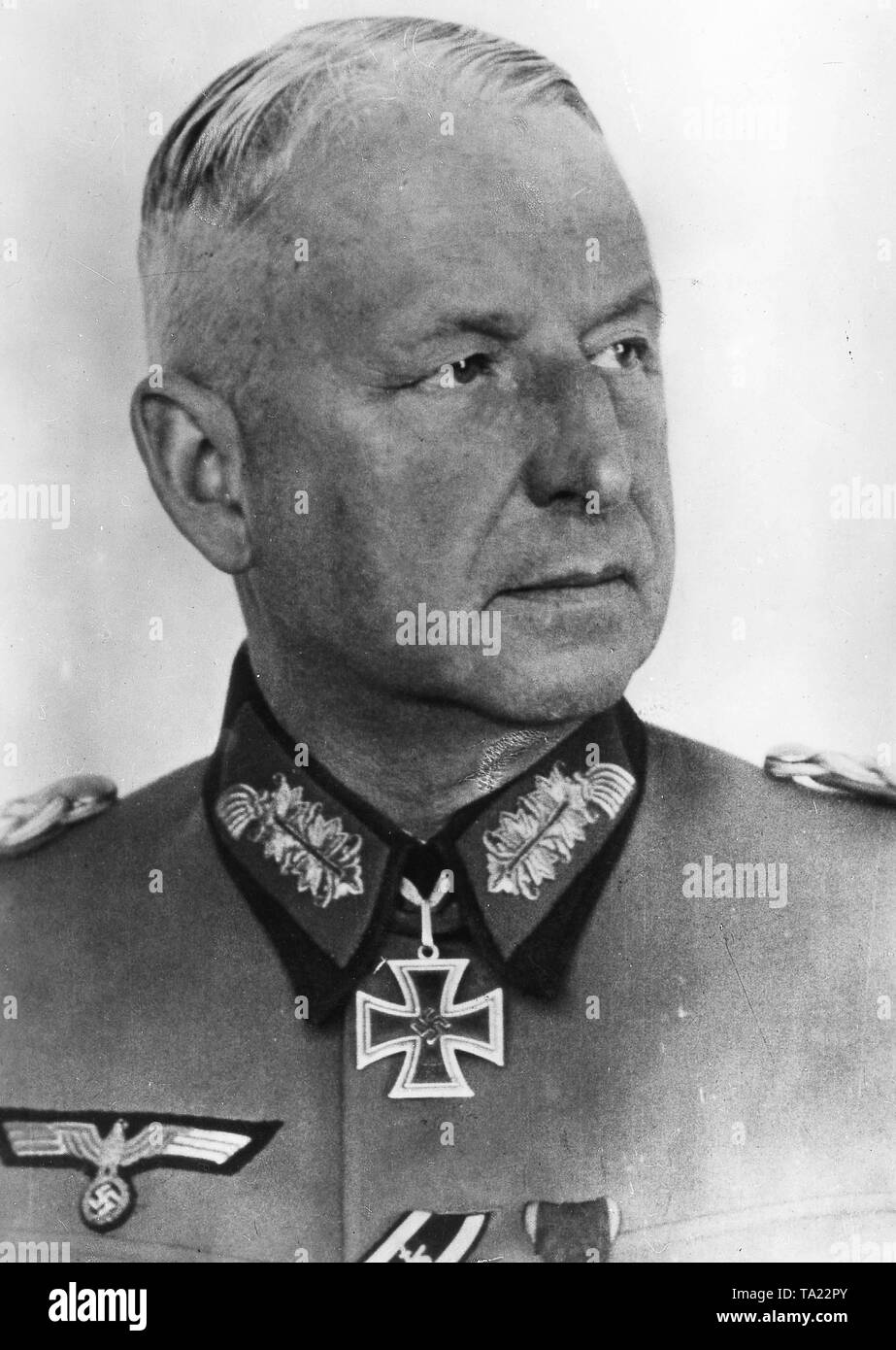 Portrait von Erich von Manstein während des Zweiten Weltkriegs Stockfoto