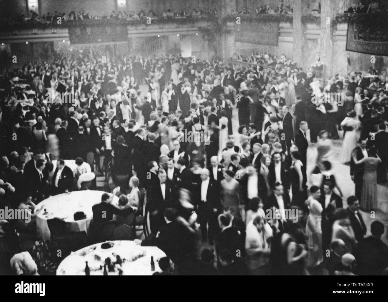 Übersicht bei der filmball im Berliner Zoo. Stockfoto