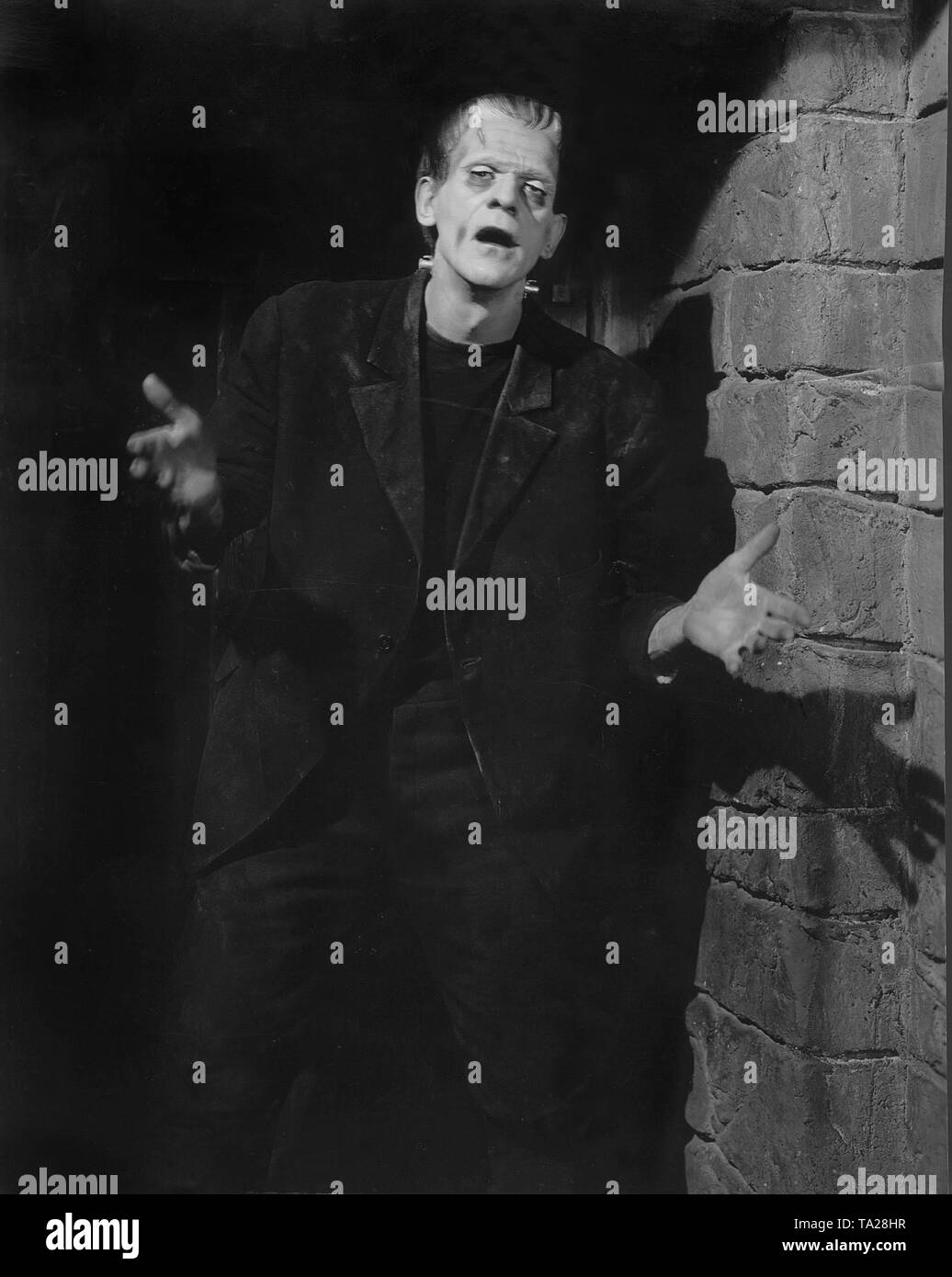 Boris Karloff in der Rolle des Monsters in 'Frankenstein', Regie: James Whale, USA 1931. Stockfoto