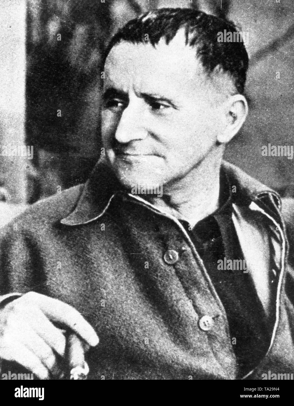 Porträt des deutschen Dichter Bertold Brecht, ca. 1945 Stockfoto