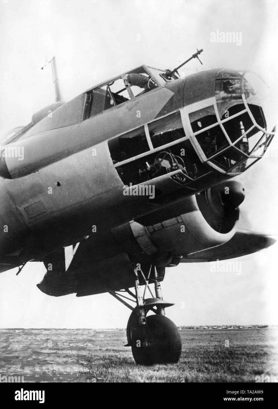 Dornier Do 17 Ausf. E Kampfflugzeuge auf einen Ausfall. Stockfoto