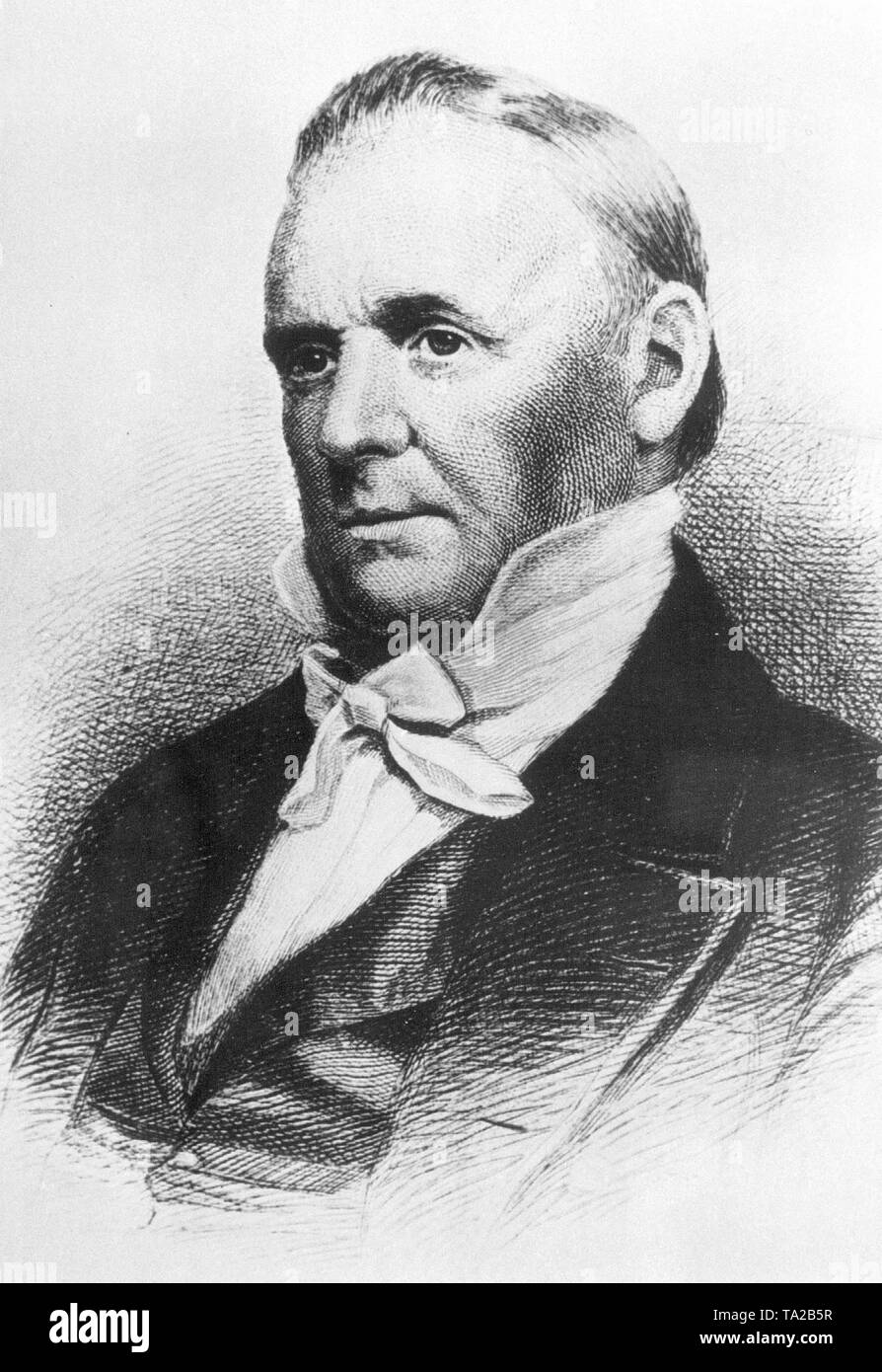 James Buchanan (1791-1868), 15. Präsident der Vereinigten Staaten zwischen 1857 und 1861. Stockfoto