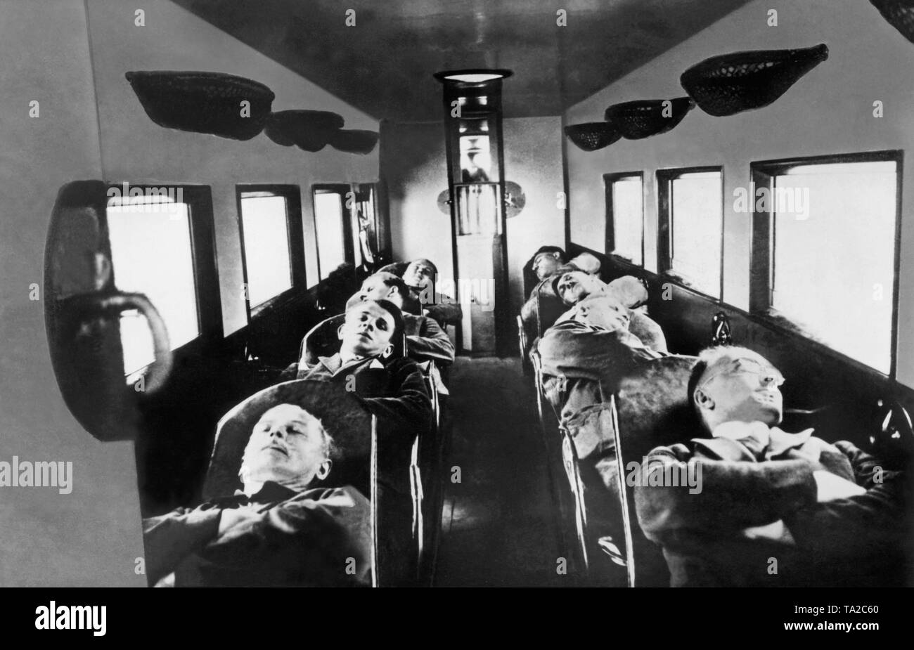 Kabine eines Albatros L 73. Der Doppeldecker auch als