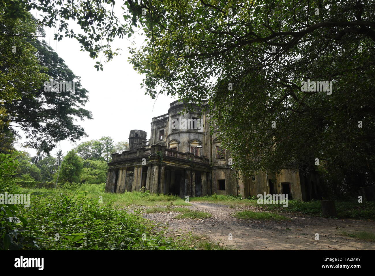 Die roxburgh Haus an AJC Bose indische Botanischer Garten, Howrah, Kolkata, Indien. Stockfoto