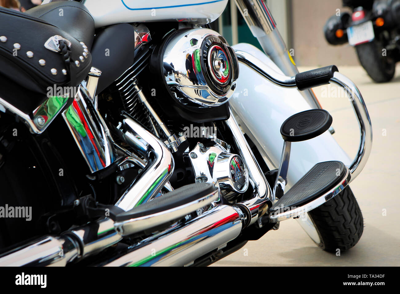 Harley Davidson Motor Stockfotos und bilder Kaufen Alamy