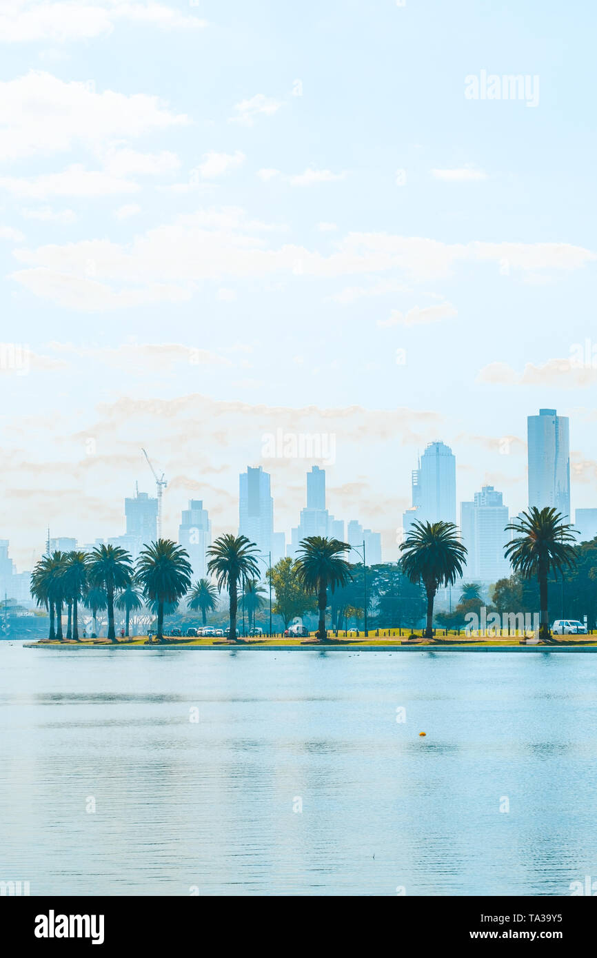 Albert Park, Melbourne, Australien Stockfoto