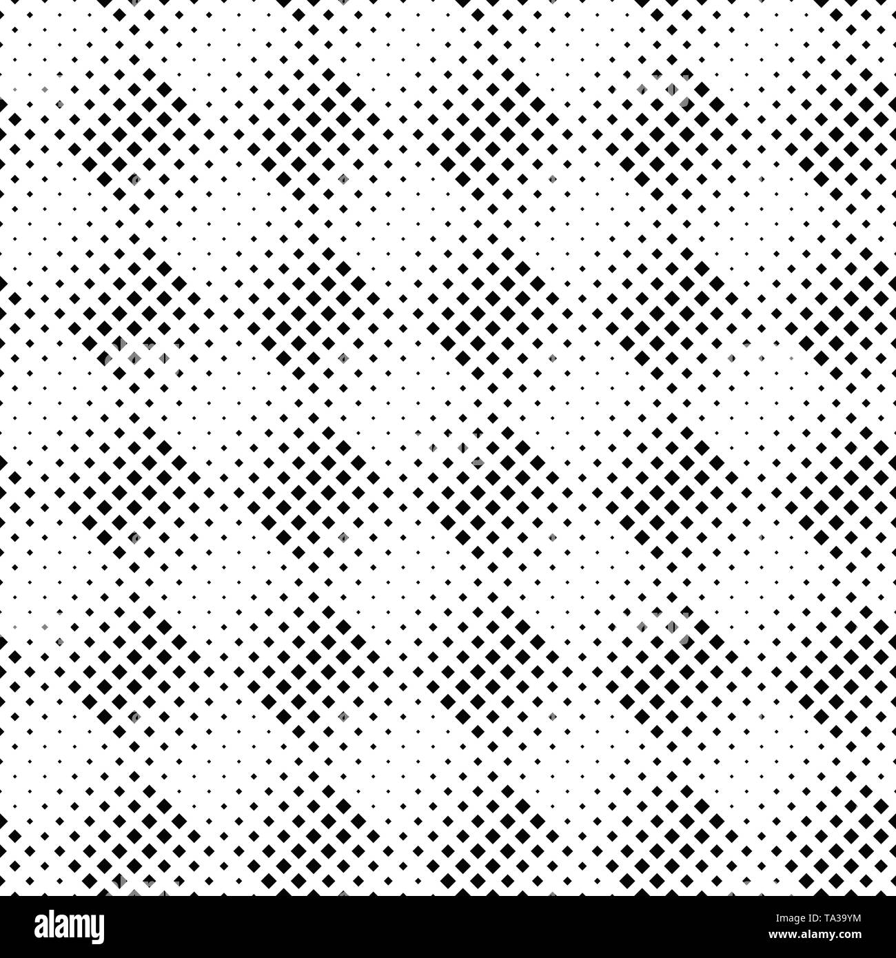 Quadratische Muster Hintergrund - Abstrakte schwarze und weiße vektor design Stock Vektor
