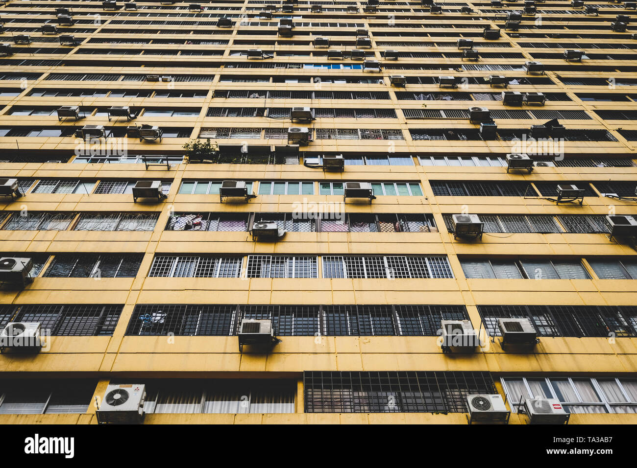 Fassade des People's Park, Chinatown, Singapur Stockfoto