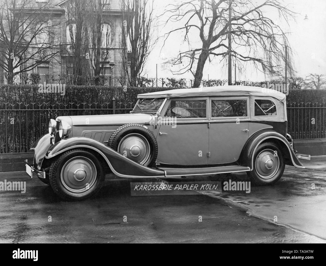 Ein Adler Standard 8 mit Körper durch Papler. Stockfoto