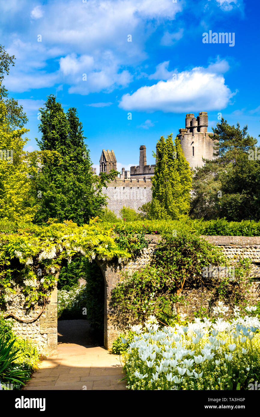 Arundel Castle, Arundel, Großbritannien Stockfoto