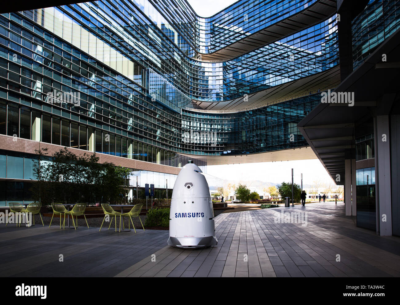 San Jose, CA/USA - 26. März 2019: Samsung Semiconductor, Inc, Silicon Valley Hauptquartier, Tochter der Samsung Electronics, Ltd. Stockfoto