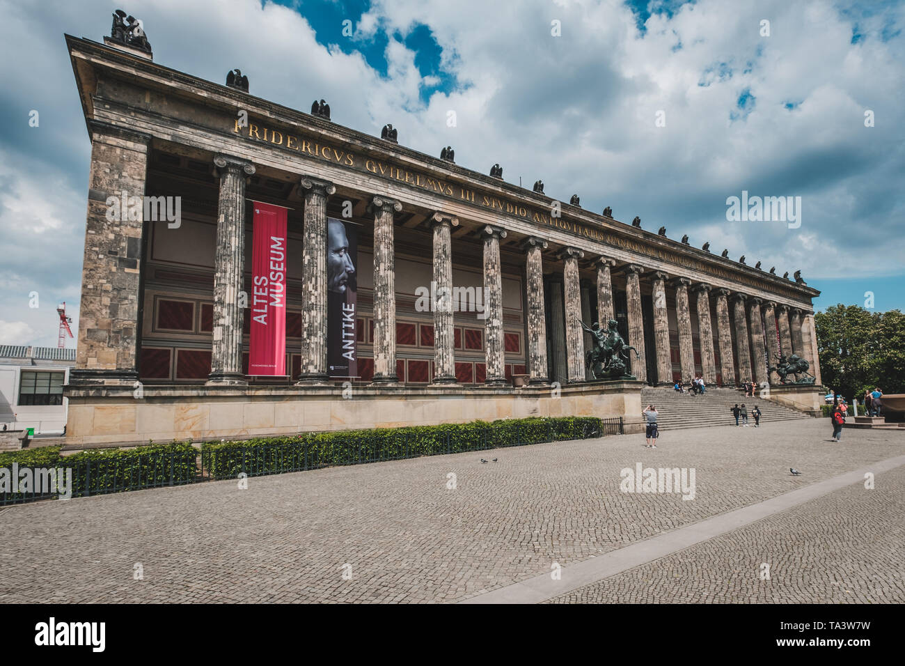 Berlin, Deutschland - Mai, 2019: Das alte Museum/Altes Museum auf der Museumsinsel in Berlin, Mitte Stockfoto