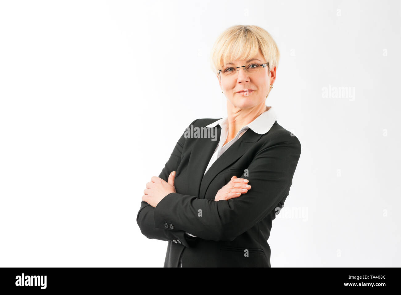 Zuversichtlich Reife Geschäftsfrau Stockfoto