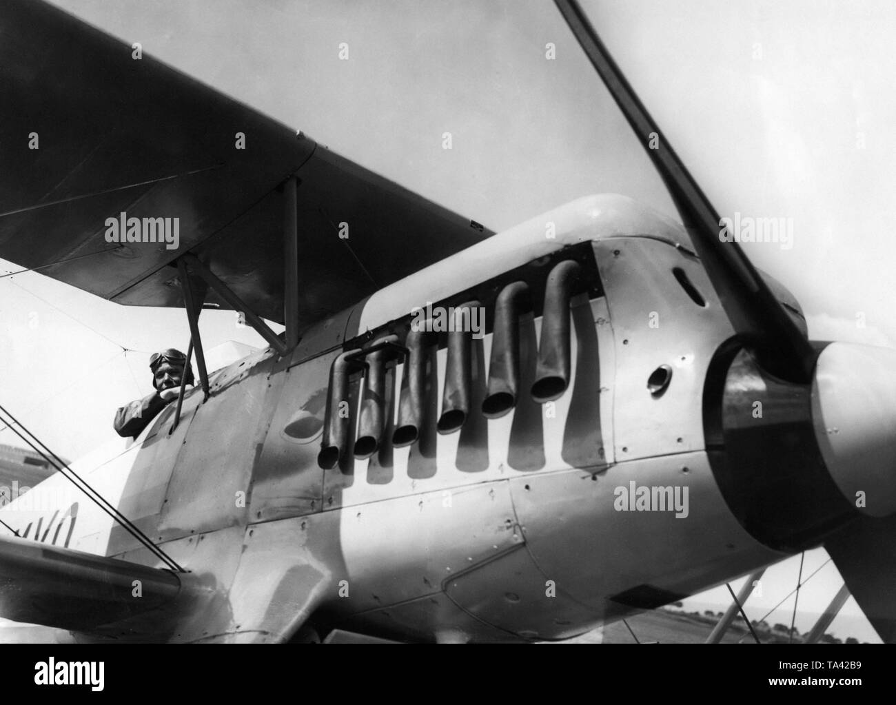Jagdflieger, Luftwaffe: 1933-1939, Deutschland 1933-1945,.,, 01.01.1933-31.12.1939 | Deutsche Luftwaffe: Jagdflugzeug, 1933-1939, Deutschland 1933-1945 Nationalsozialismus, 01.01.1933-31.12.1939 Stockfoto