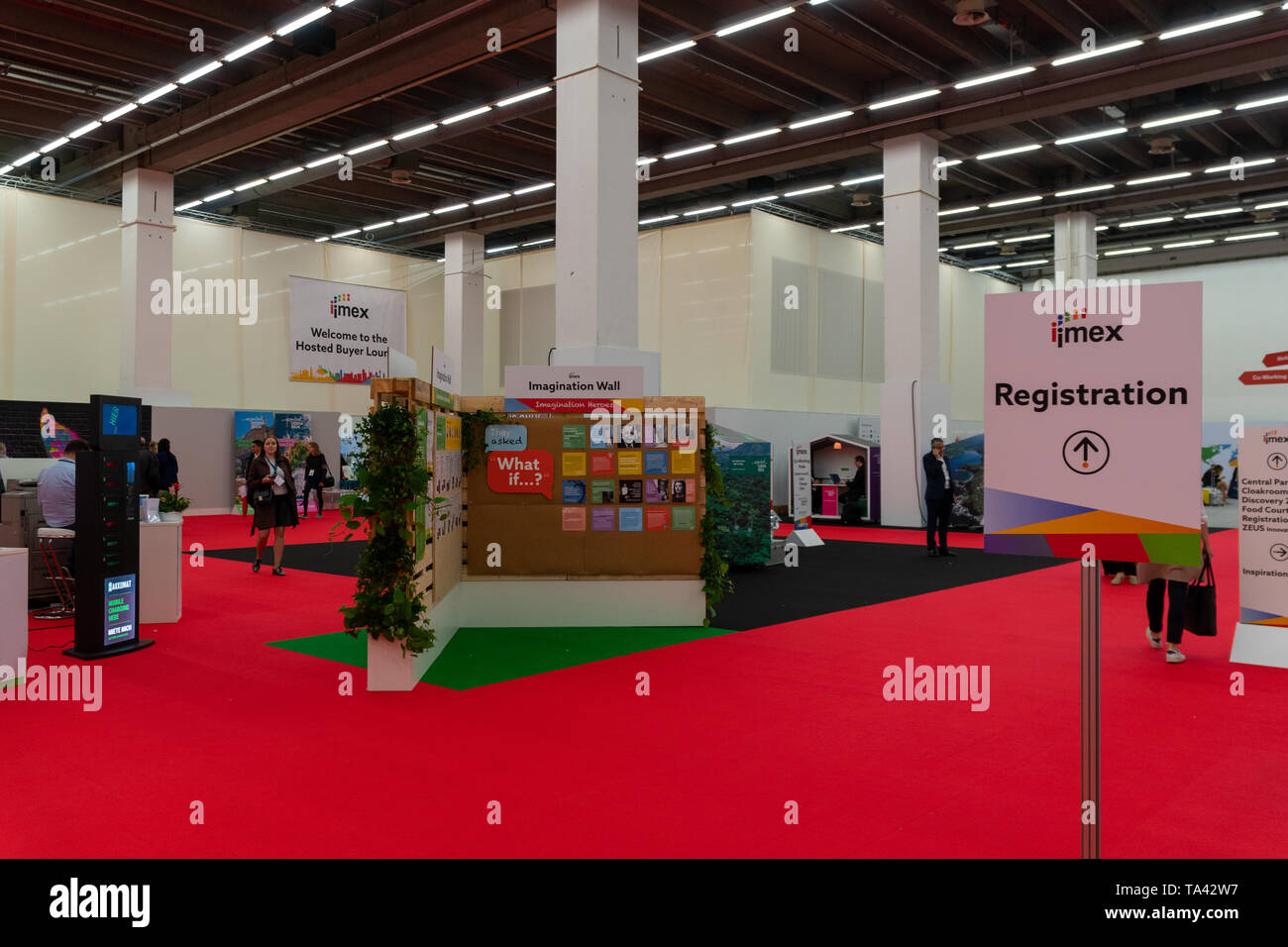 Travel Trade Show in Frankfurt am Main Stockfoto