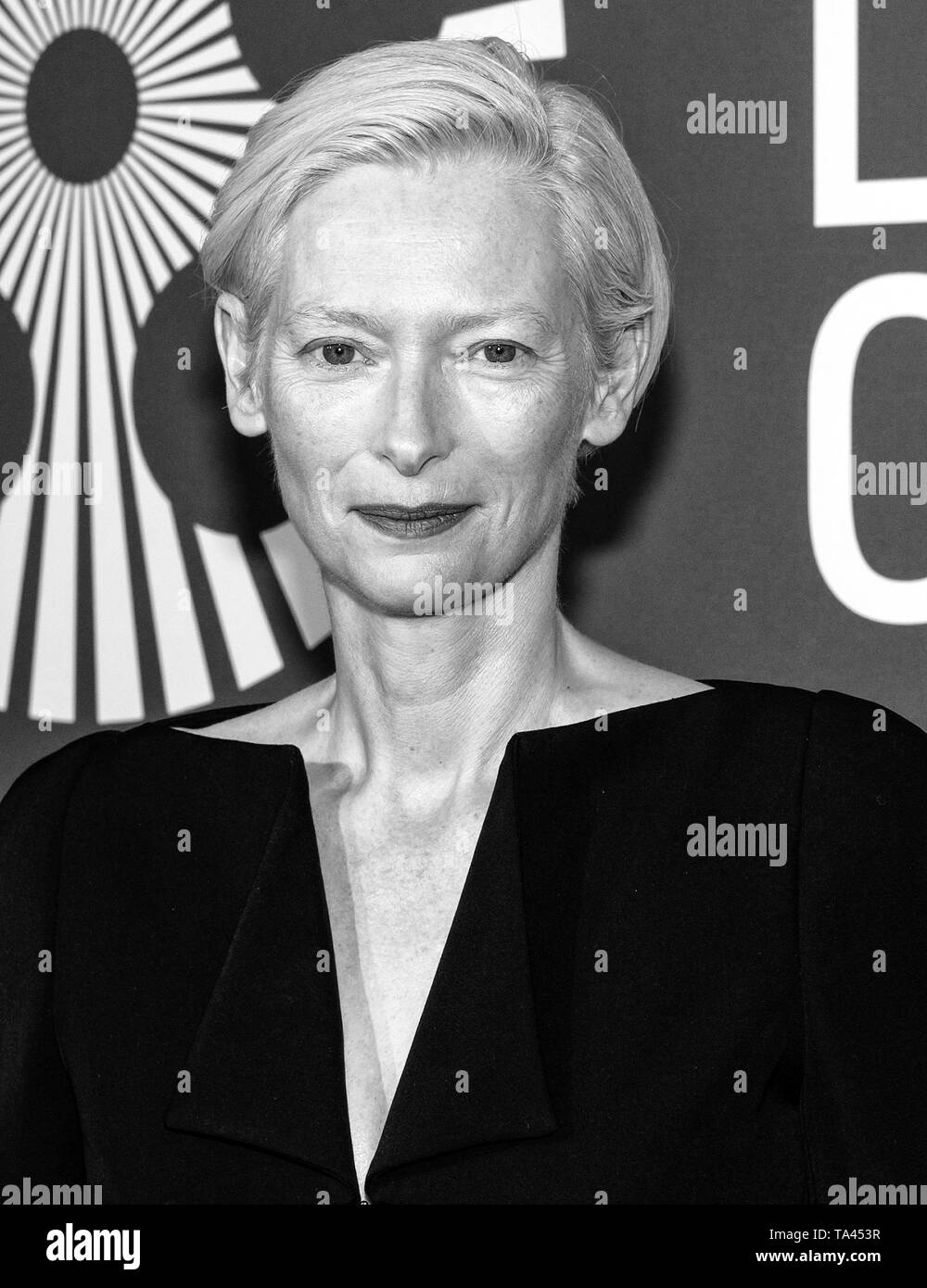 New York, NY - 29. April 2019: Tilda Swinton besucht die Film Society des 50-jährigen Jubiläums Gala Lincoln Center am Lincoln Center Stockfoto