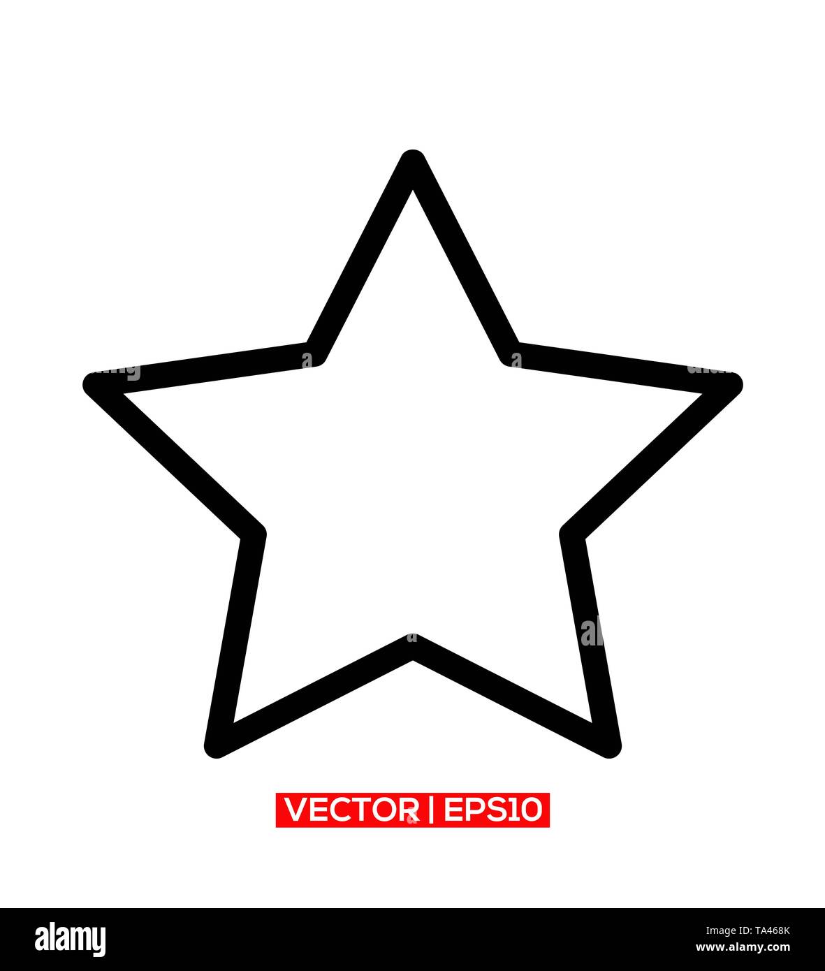 Star Medaille Symbol Vektor Illustration Stockfoto