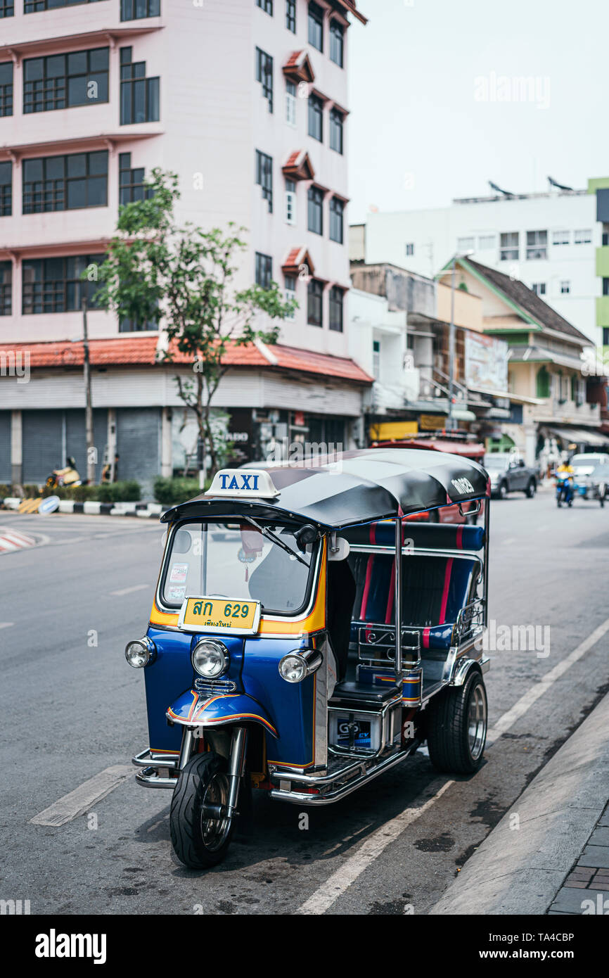 Thailand Tuk Tuk Dreirad Stockfoto