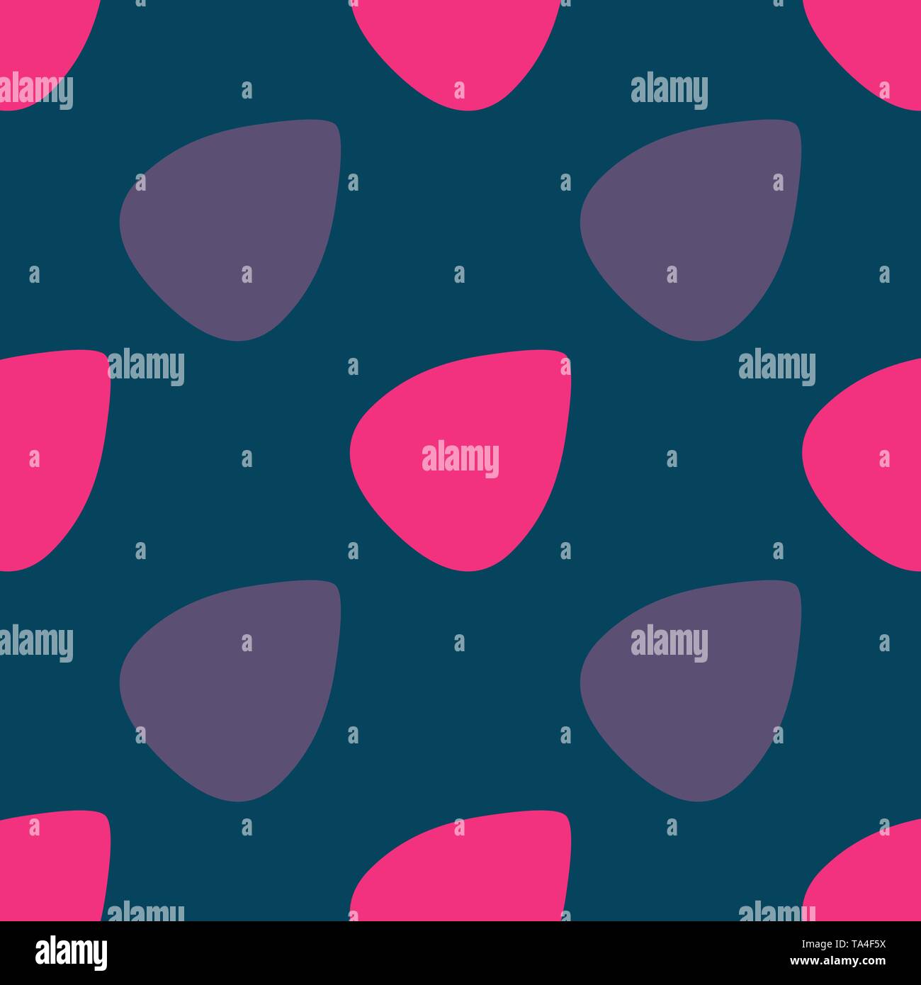 Farbe nahtlose Muster mit Plektren. Vector Illustration Stock Vektor