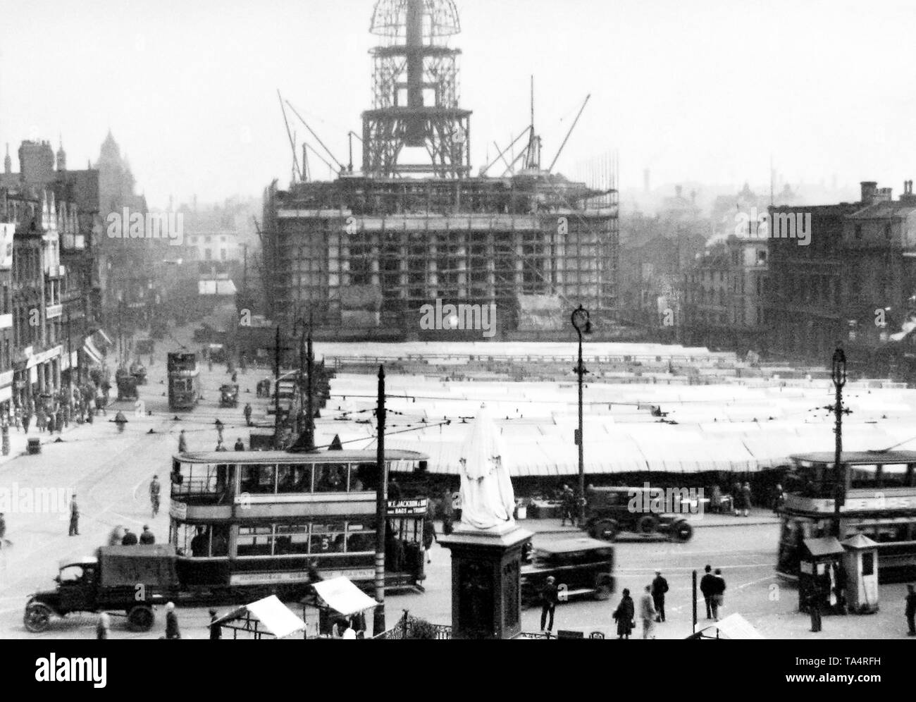 Gebäude der Rat Haus, Nottingham 1927 Stockfoto