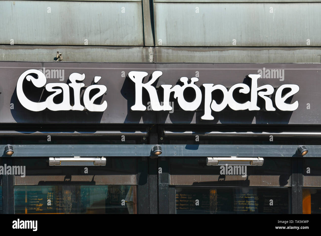 Café Kröpcke, Georgstraße, Hannover, Niedersachsen, Deutschland, Café Kröpcke, Georgstraße, Niedersachsen, Deutschland Stockfoto