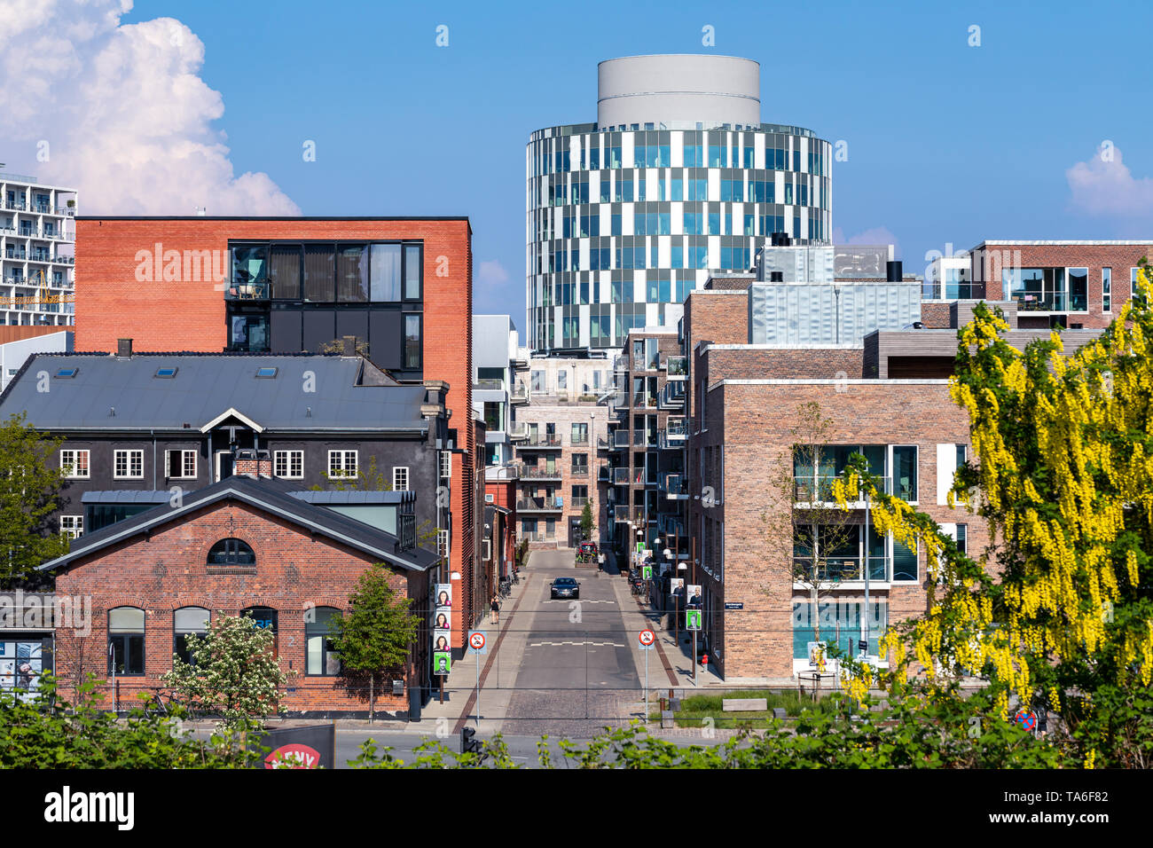 Århusgadekvarteret, neu entwickelten urbanen Raum in Nordhavn, Kopenhagen, Dänemark Stockfoto