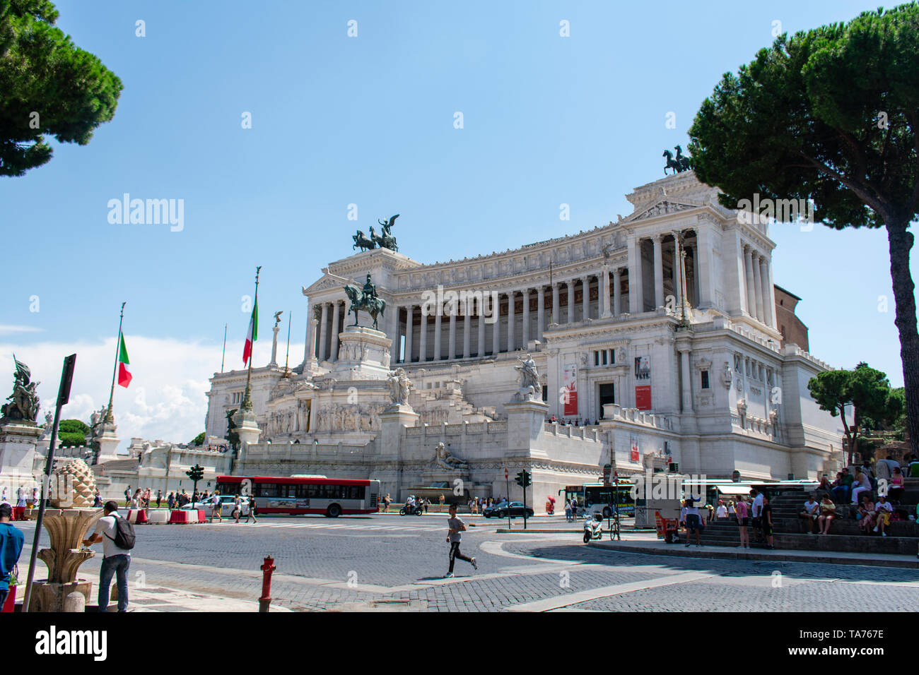 Italienische Architektur Stockfoto
