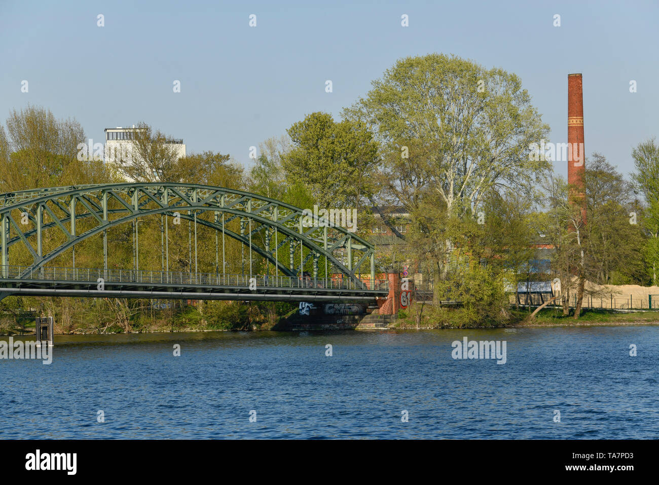 Pulverfabrik, Insel Eiswerder, Hazel Nest, Spandau, Berlin, Deutschland, Pulverfabrik, Insel Eiswerder, Haselhorst, Deutschland Stockfoto