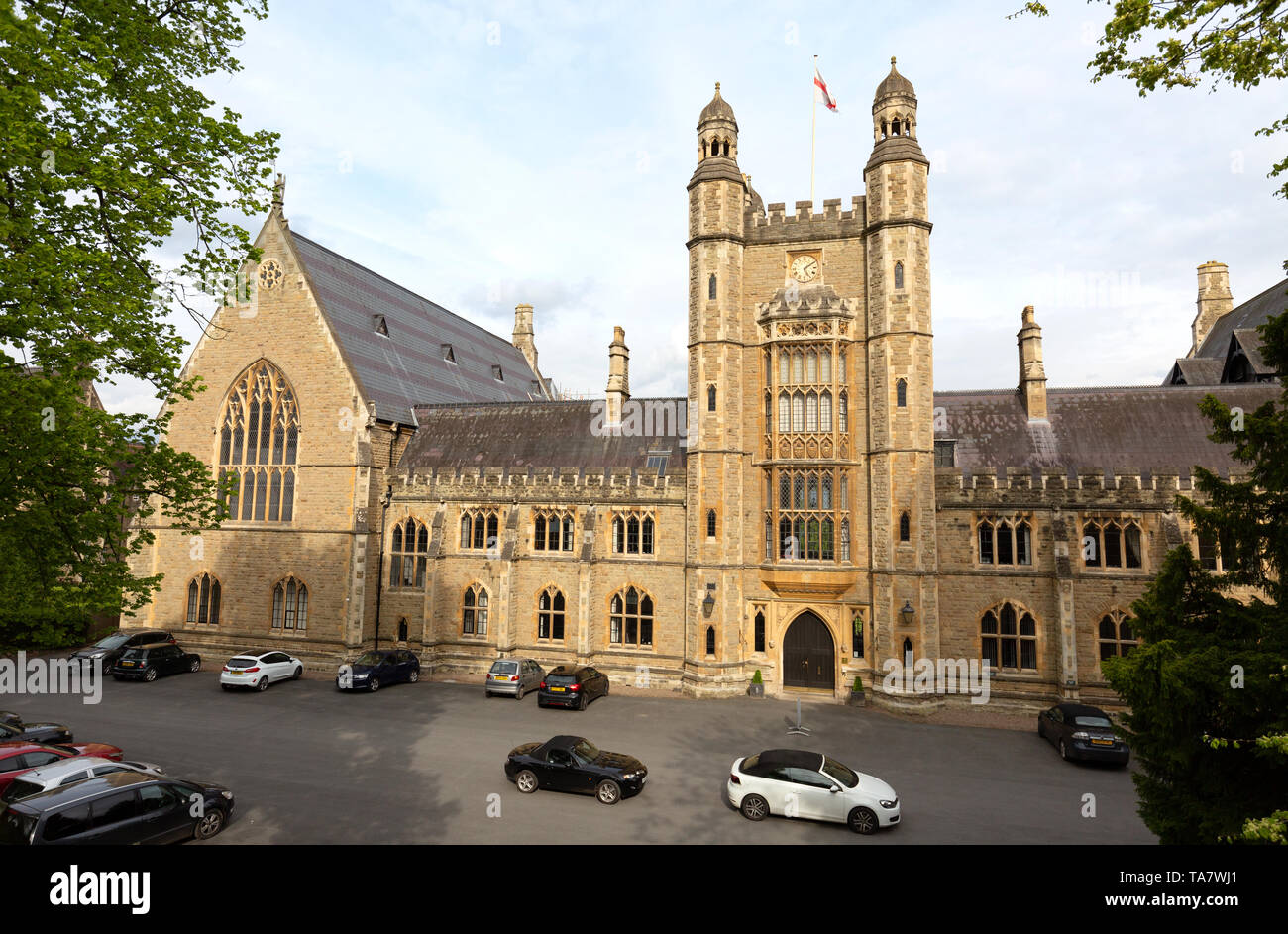 Malvern College, eine unabhängige Schule, oder öffentliche Schule, Malvern, Worcestershire, England Großbritannien Stockfoto
