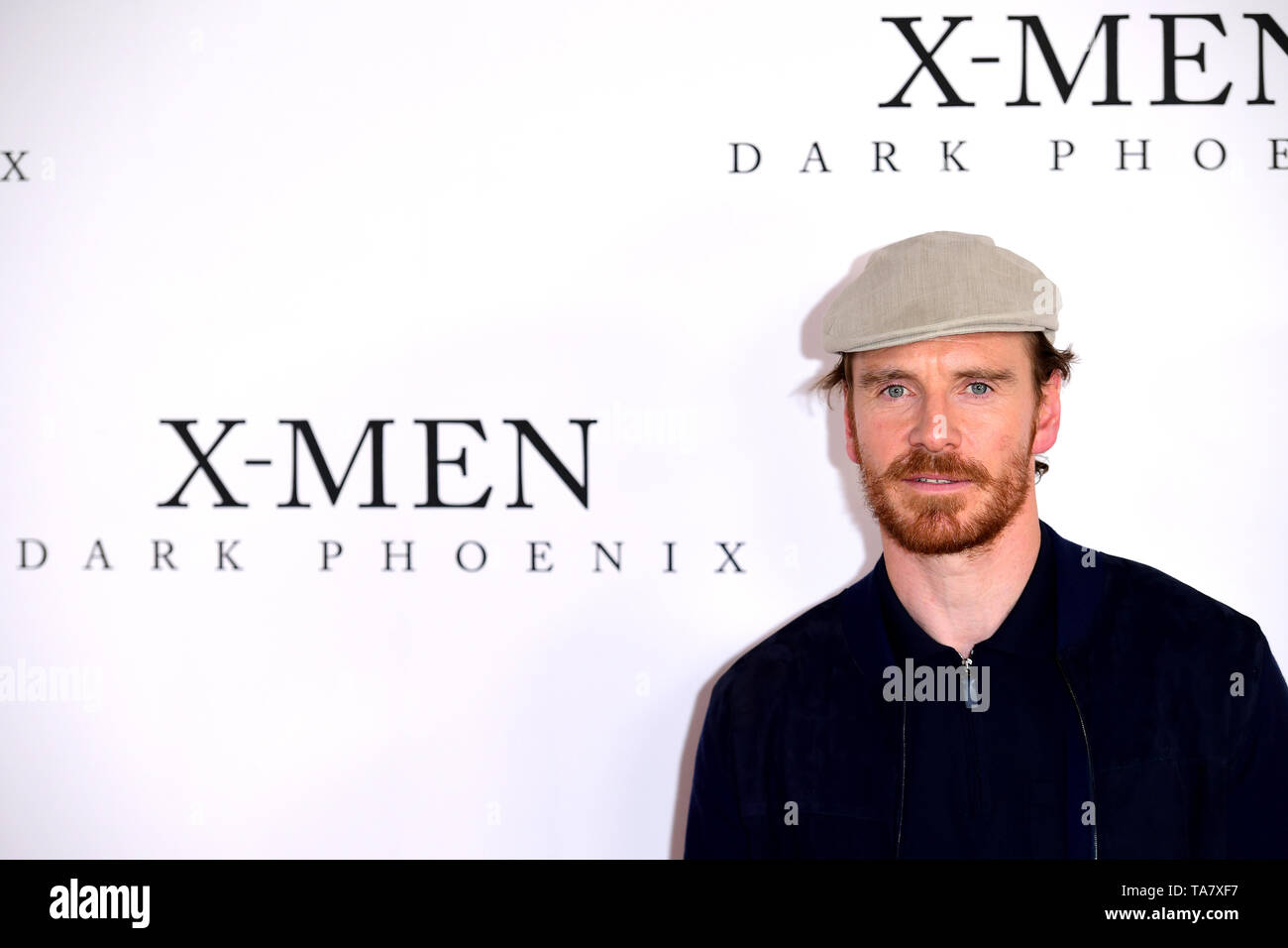 Michael Fassbender an der X-Men: Dark Phoenix photocall Gehalten an Picturehouse Central, London. Stockfoto