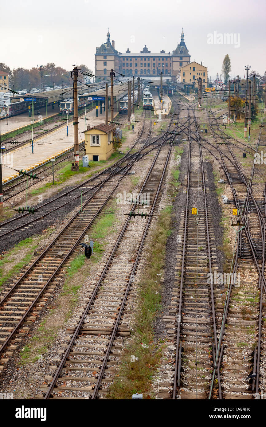 Bahnhof Haydarpasa, Istanbul, Türkei Stockfoto