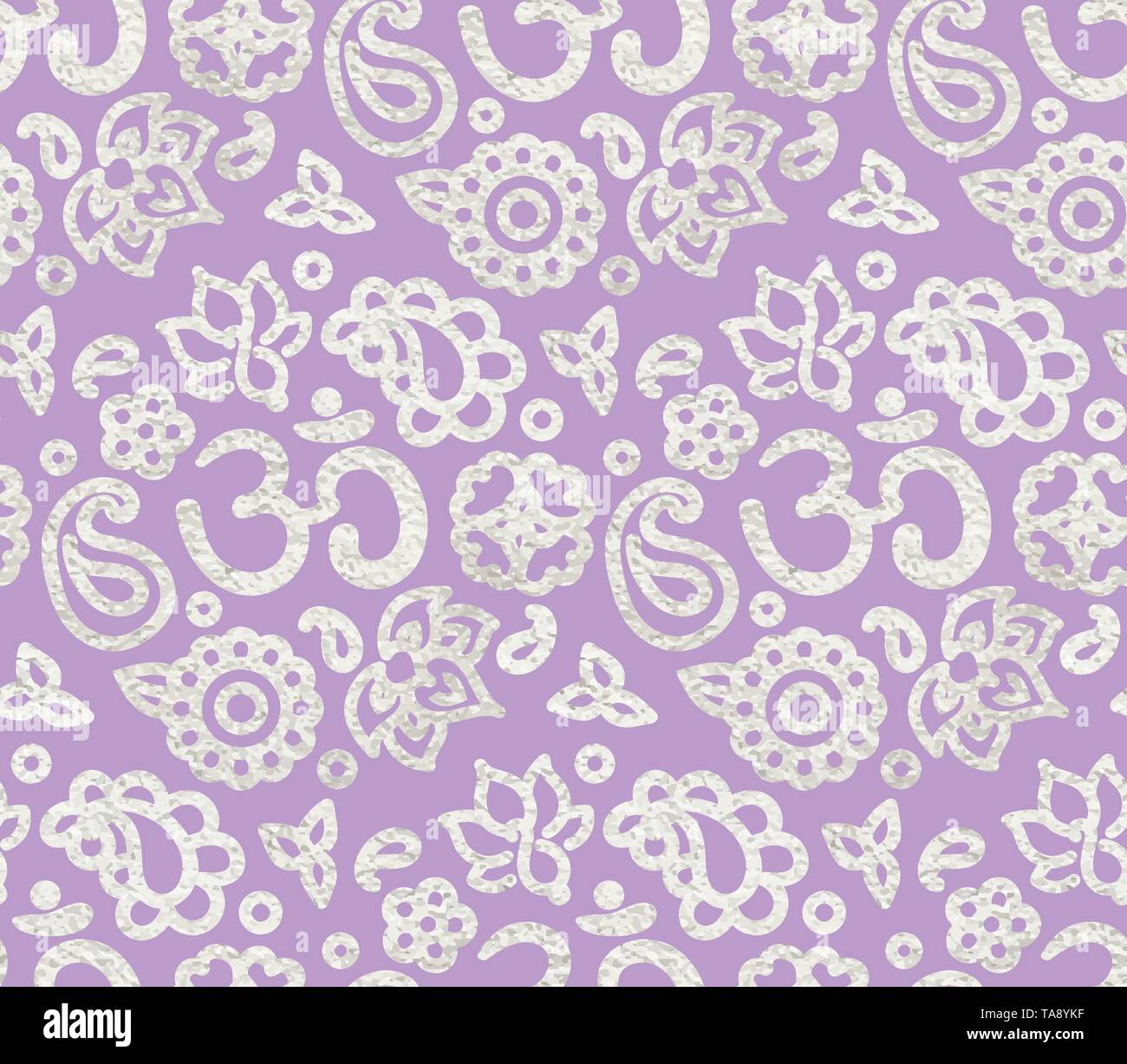 Seamless Royal Purple Violet Floral Stockfotos Und Bilder Kaufen Alamy